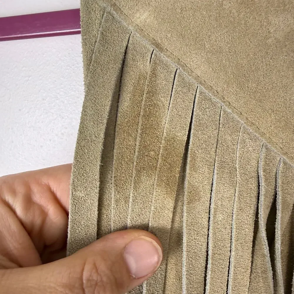 VINTAGE 80S CURRANTS LEATHER VEST M - Picture 5 of 8